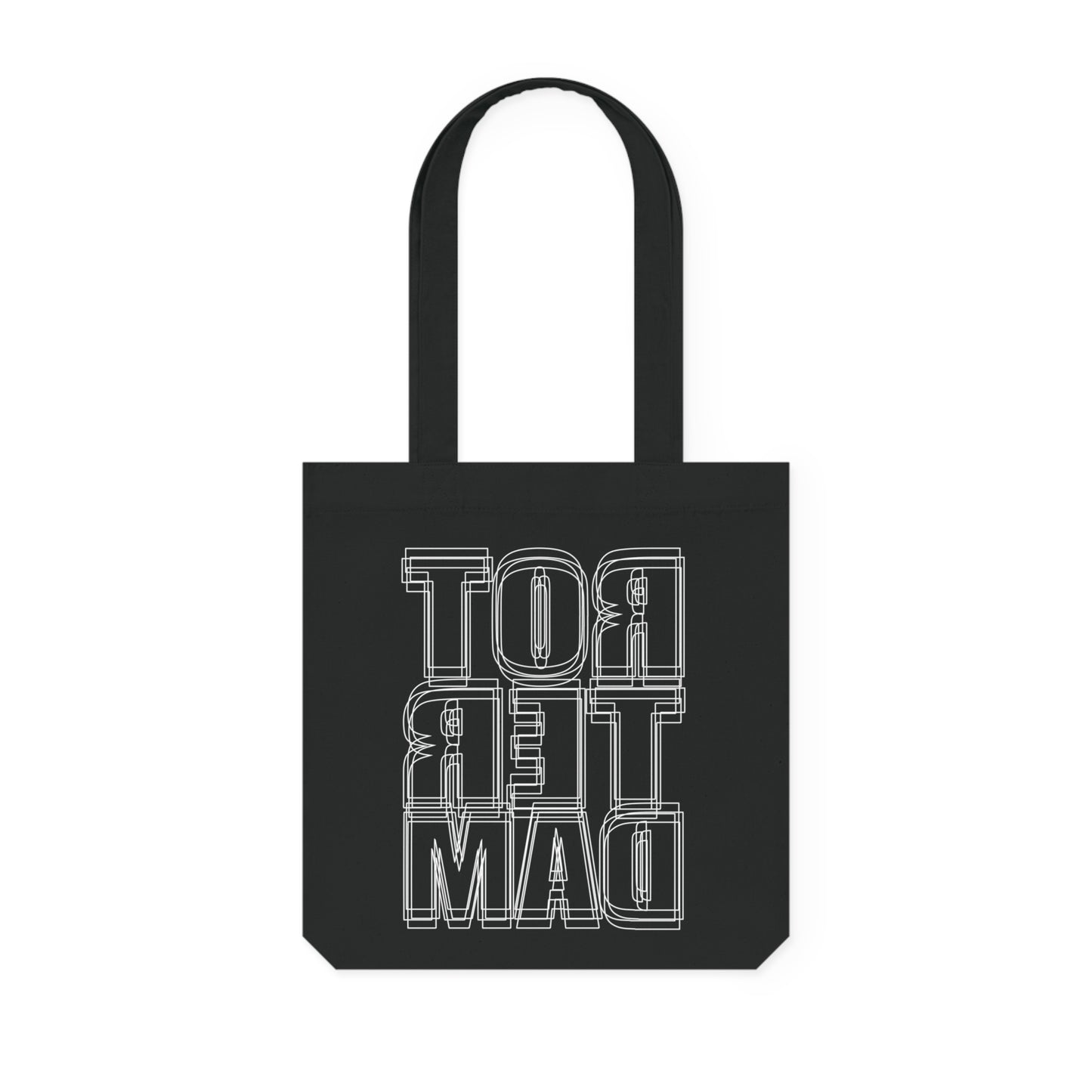 Triple Line Woven Tote Bag