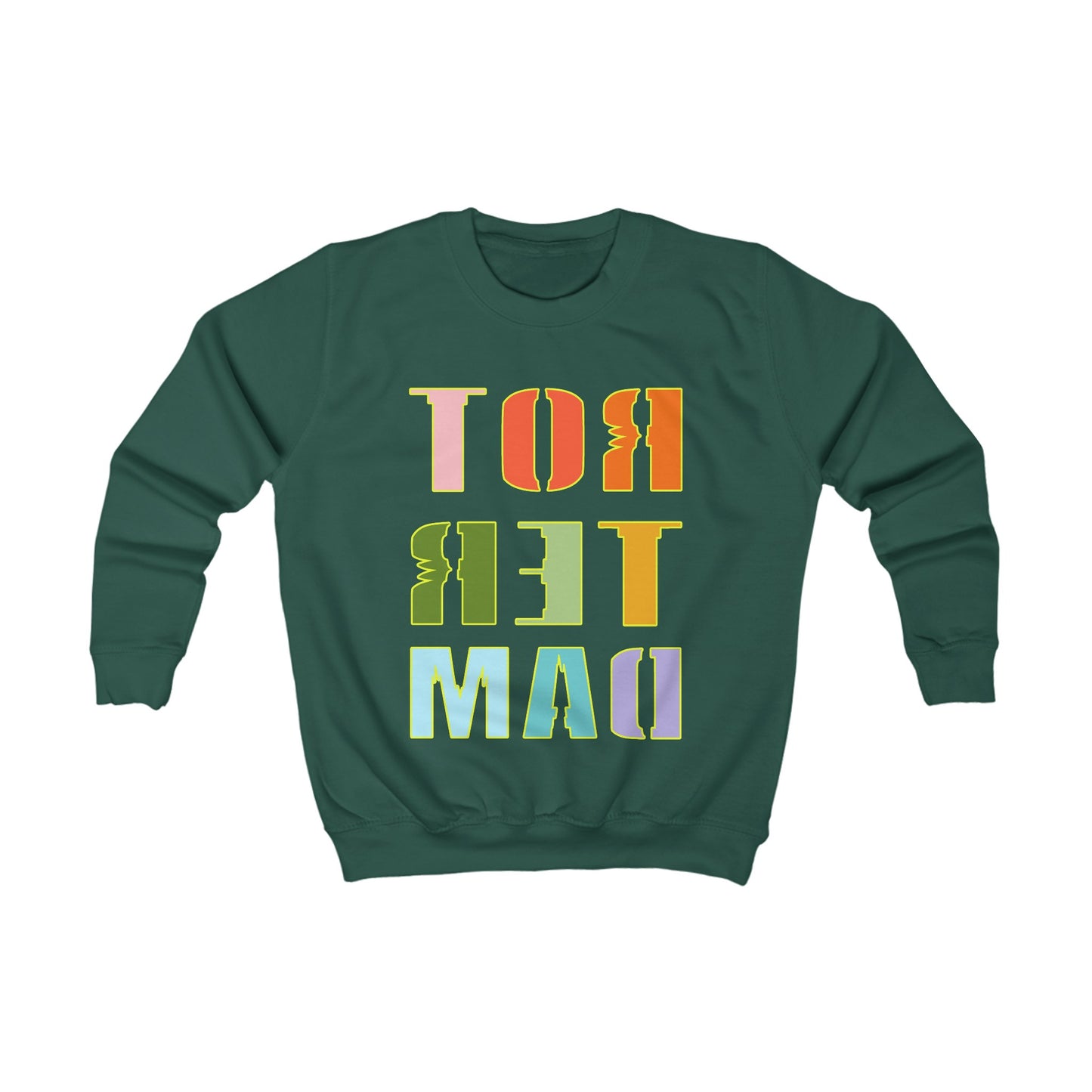 Neon Lime CB Kids Sweatshirt